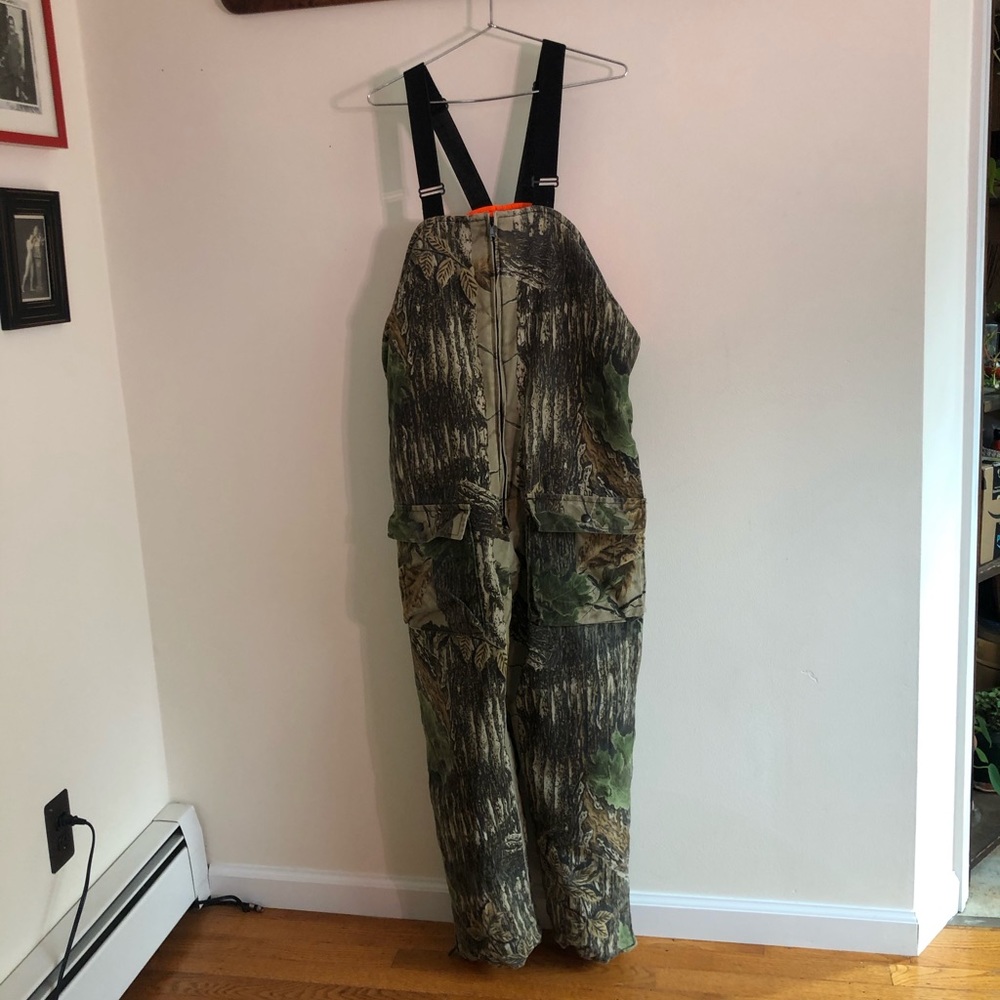 Reversible Camo / Orange Bib Overalls